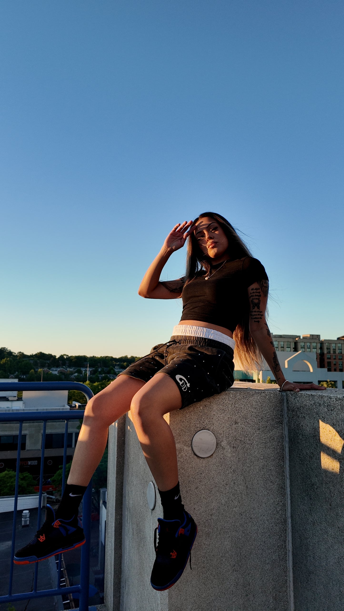 CDD Rhinestone Shorts